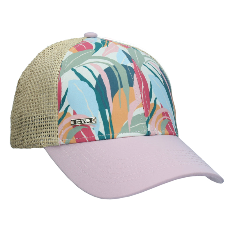 -Wanderlust Ladies Tropical Trucker-