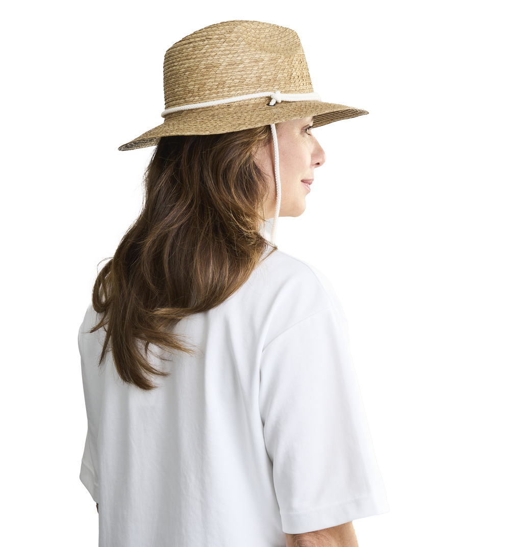 Chapeau de soleil en paille Wanderlust