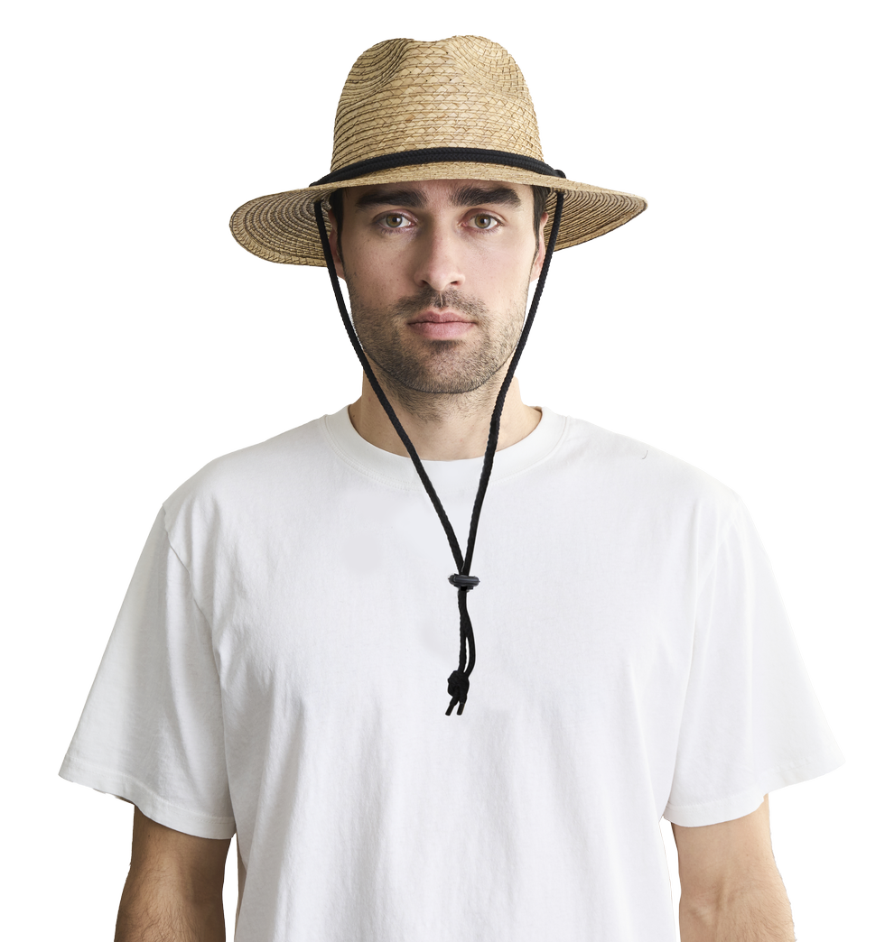 Chapeau de soleil en paille Wanderlust