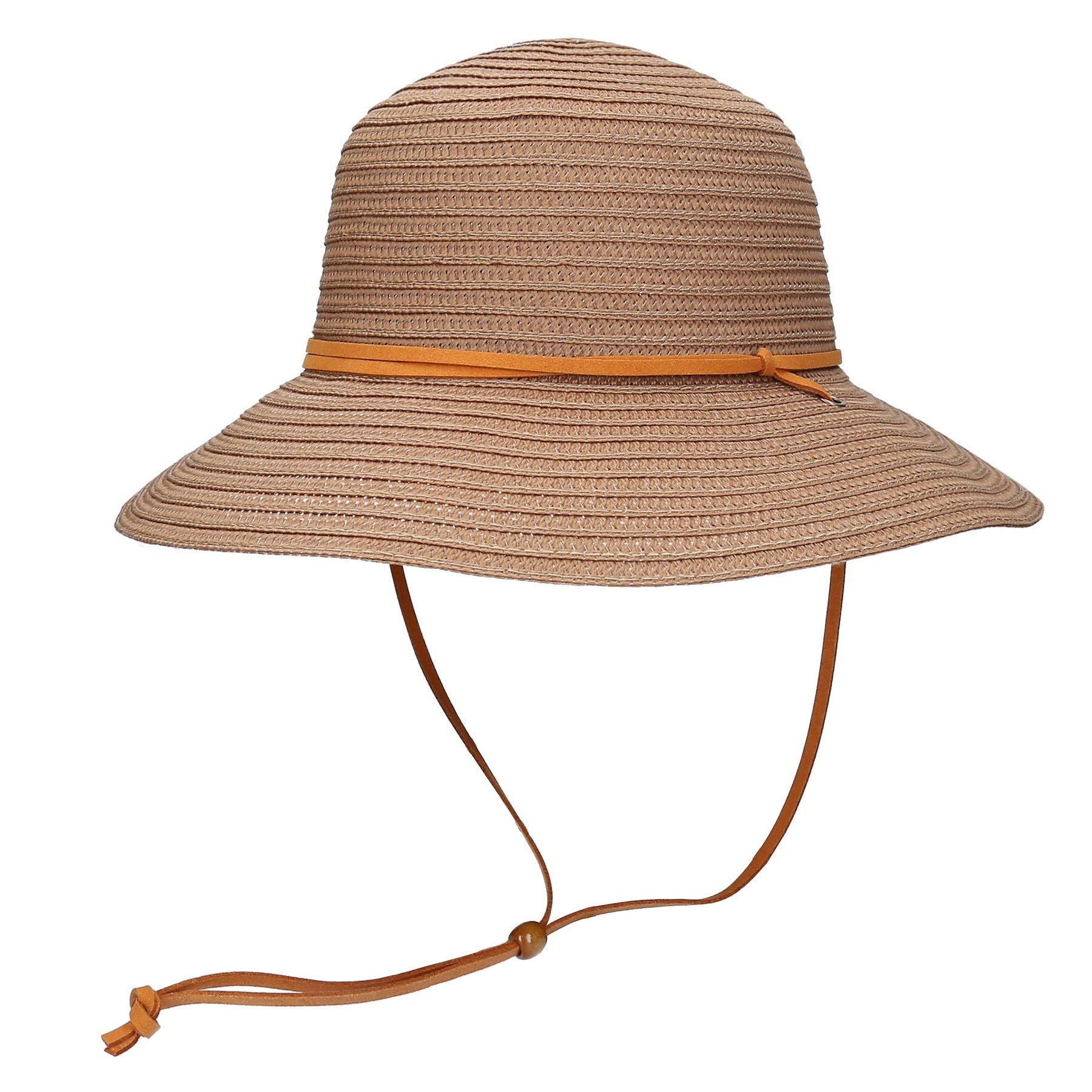 Wanderlust Breeze Crushable Straw Hat CTR Style:1357 Amber Brown / S/M