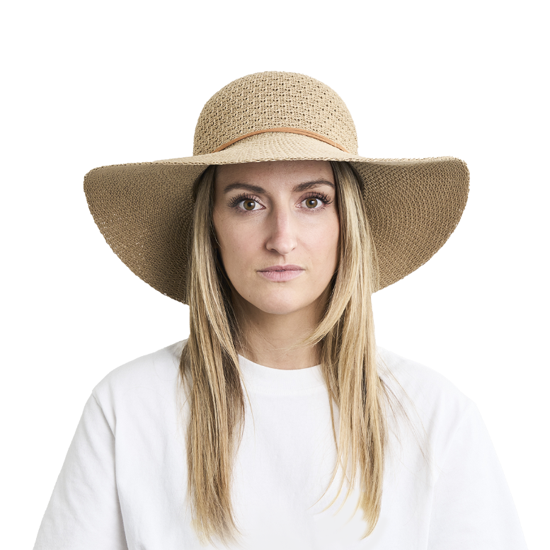 Chapeau de soleil en tricot bloqué Wanderlust Odyssey