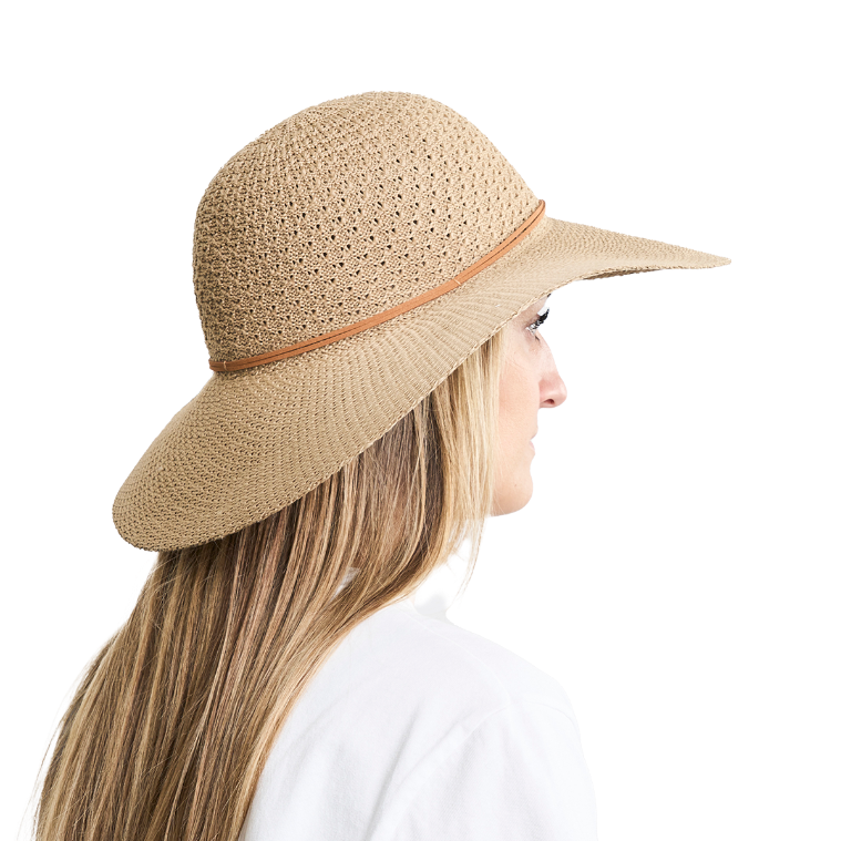 Chapeau de soleil en tricot bloqué Wanderlust Odyssey