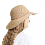 Chapeau de soleil en tricot bloqué Wanderlust Odyssey