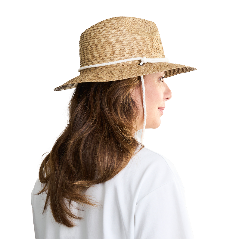 Chapeau de soleil en paille Wanderlust