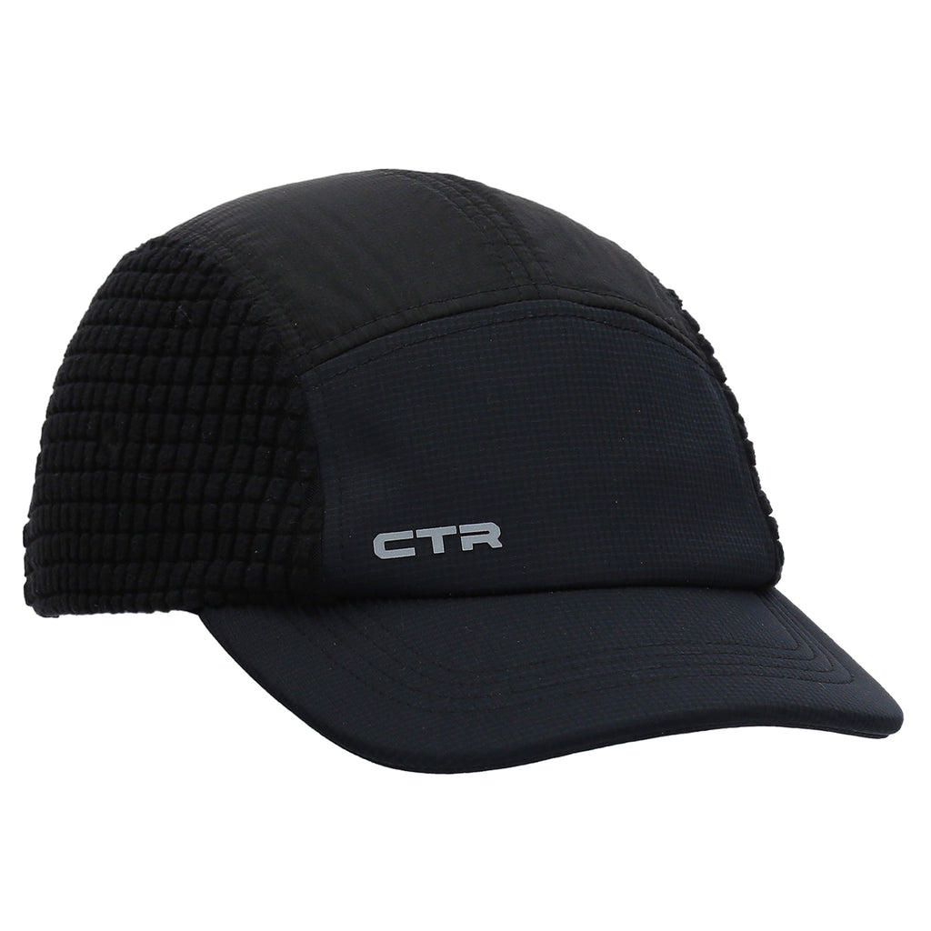 Black cap with 'CTR' logo on a white background