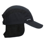 Running Cap With Retractable Earflaps