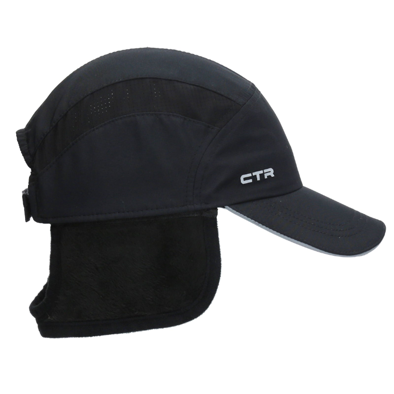 Running Cap With Retractable Earflaps