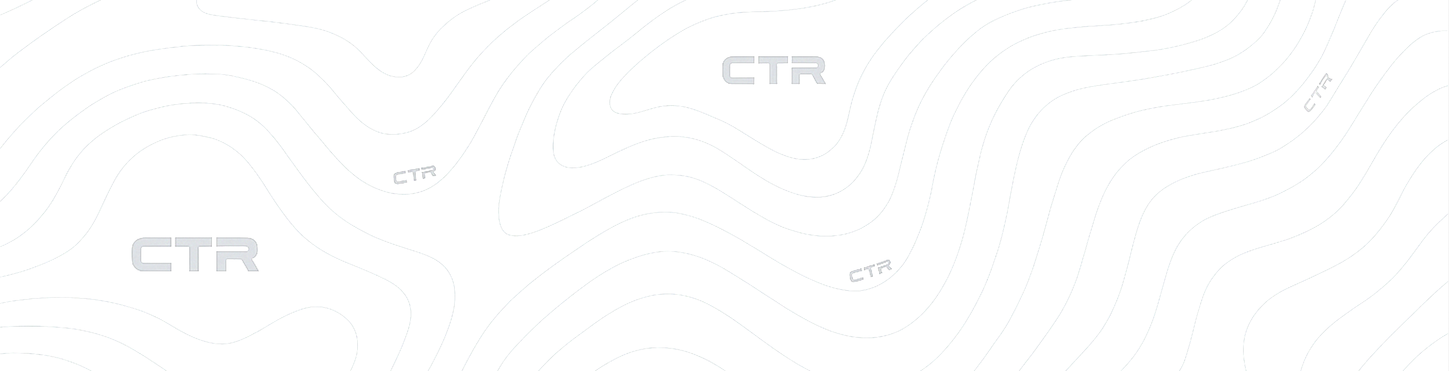 Two 'CTR' logos on a white background