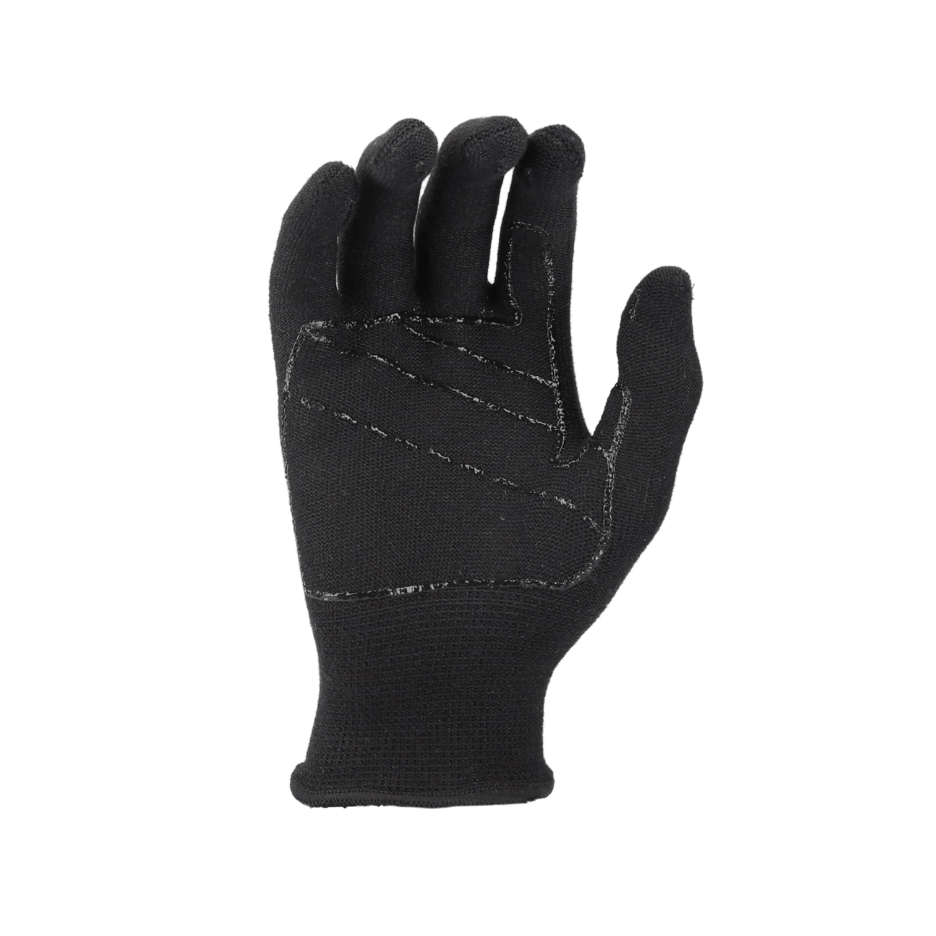 KCL 715 DuraFit Nitrile Cotton Liner Rough Super Grip Glove Black